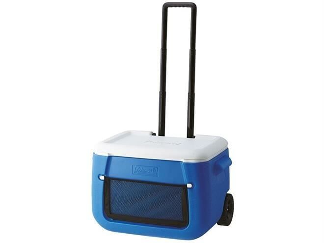 COLEMAN Poly-Lite Wheeled Mesh 50 QT Tekerlekli Soğutucu Buzluk 47.3 Lt