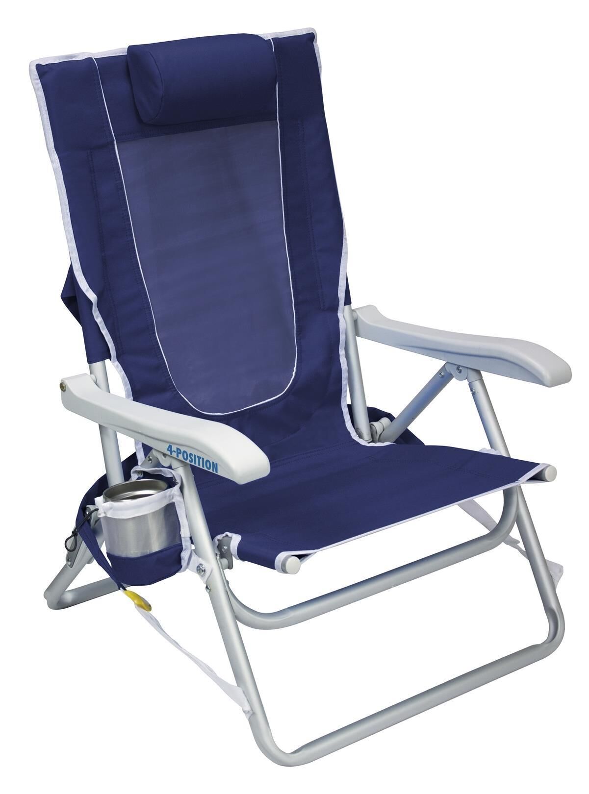 GCI OUTDOOR Backpack Beach Chair™ 4 Kademeli Katlanır Kamp Sandalyesi