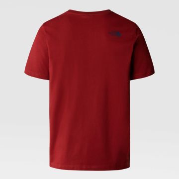 THE NORTH FACE Kısa Kollu Rust T-Shirt Kırmızı