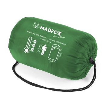 Madfox Cavery Stone Uyku Tulumu -20°C Yeşil