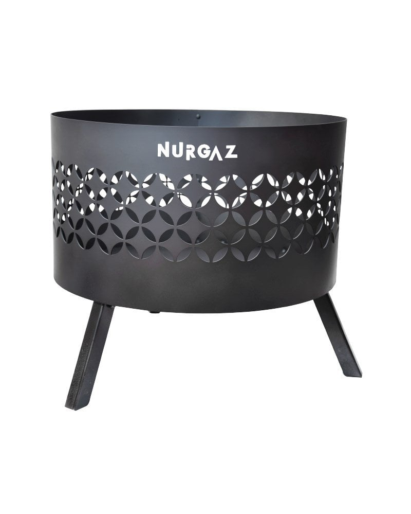 NURGAZ Yıldız Desenli Orman Şöminesi