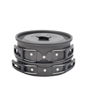 NURGAZ Kamp Tencere Tava Çaydanlık Seti