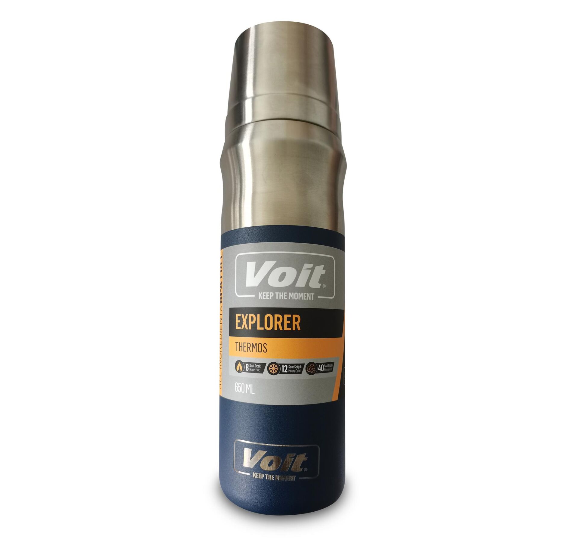 VOIT Explorer Termos Mavi 650ML