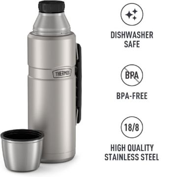 THERMOS SK2010 Termos 1.20 Litre Matte (Metalik Gri)
