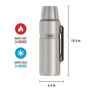 THERMOS SK2010 Termos 1.20 Litre Matte (Metalik Gri)