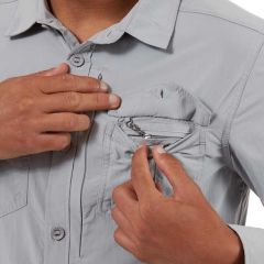 CRAGHOPPERS NL Adv LS Erkek Gömlek-GRİ