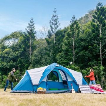MOBIHOME Domehike Otomatik Çadır 6 Kişilik Mavi