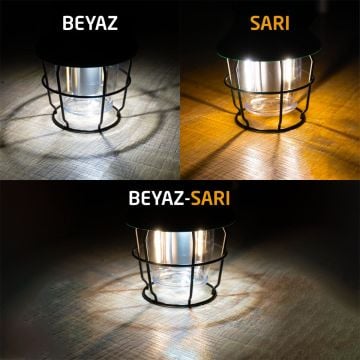 ROX Outdoor Şarjlı 220 Lümen Kamp Feneri