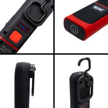 ROX Outdoor şarjlı 2000 Lümen Cep Tipi Çalışma Feneri