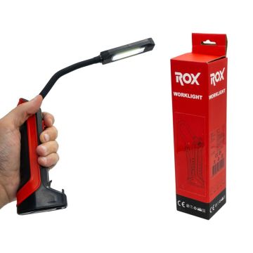 ROX Outdoor Şarjlı 500 Lümen Çok Amaçlı Katlanır Çalışma Feneri