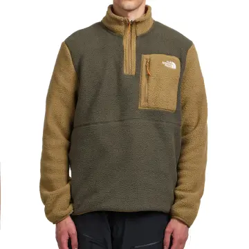 THE NORTH FACE Erkek Yumiori 1/4 Fermuarlı Polar Mont Haki