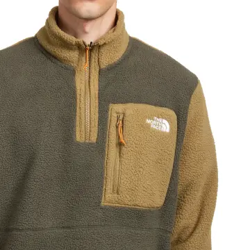 THE NORTH FACE Erkek Yumiori 1/4 Fermuarlı Polar Mont Haki