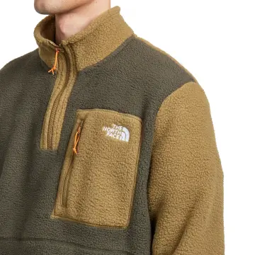 THE NORTH FACE Erkek Yumiori 1/4 Fermuarlı Polar Mont Haki