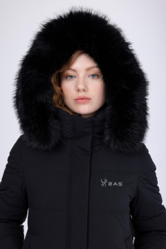 2AS Ashley Down Kadın Parka Siyah