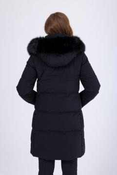 2AS Ashley Down Kadın Parka Siyah