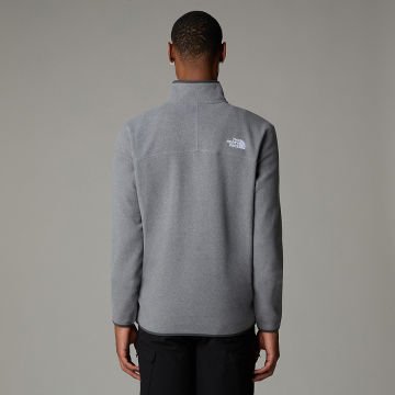 THE NORTH FACE Glacier Yarım Fermuarlı Polar Erkek Gri