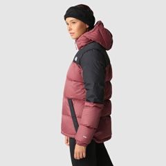 THE NORTH FACE Diablo Kapüşonlu Kaz Tüyü Outdoor Mont Kadın Pembe