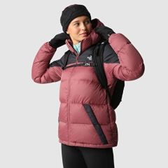 THE NORTH FACE Diablo Kapüşonlu Kaz Tüyü Outdoor Mont Kadın Pembe
