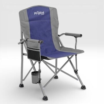 Argeus Rustic Katlanabilir Kamp Sandalyesi - Mavi/Gri
