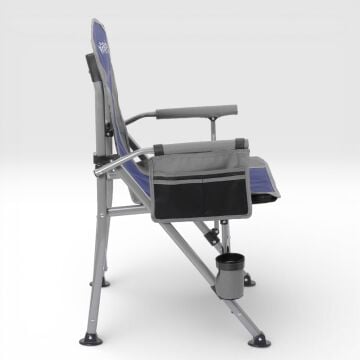 Argeus Rustic Katlanabilir Kamp Sandalyesi - Mavi/Gri