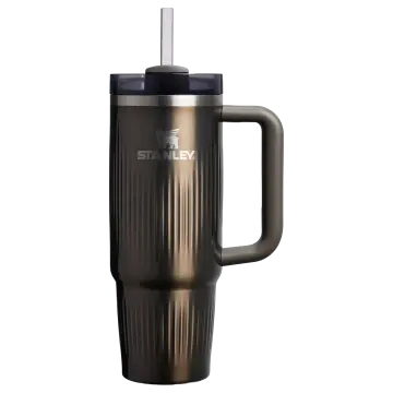 STANLEY Quencher H2.0 Fluted Tumblr Pipetli Termos 0.89 LT Gunmetal Shine