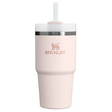 STANLEY Quencher Pipetli Termos 0.60 Lt - Soft Pembe