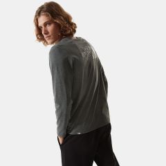 THE NORTH FACE Easy Uzun Kollu Erkek T-Shirt Gri