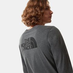 THE NORTH FACE Easy Uzun Kollu Erkek T-Shirt Gri