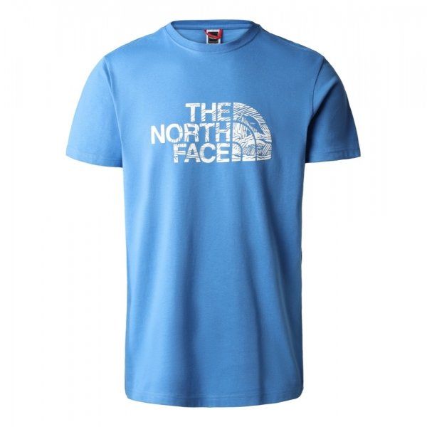 THE NORTH FACE Woodcut Erkek T-Shirt Mavi