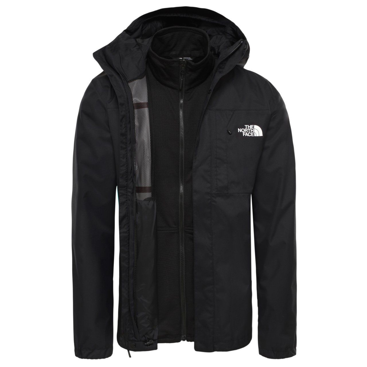 THE NORTH FACE Quest 3 in 1 Erkek Mont Siyah