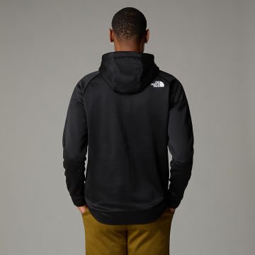 THE NORTH FACE Reaxion Tam Fermuarlı Kapüşonlu Erkek Polar Siyah