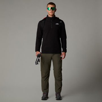 THE NORTH FACE Glacier Yarım Fermuarlı Polar Erkek Siyah