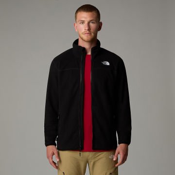 THE NORTH FACE Glacier Tam Boy Fermuarlı Polar Erkek Siyah