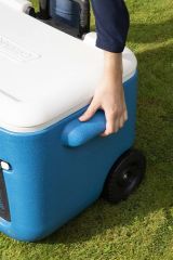 COLEMAN Poly-Lite Wheeled Mesh 50 QT Tekerlekli Soğutucu Buzluk 47.3 Lt