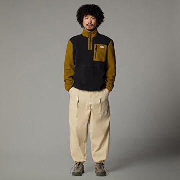 THE NORTH FACE Yumiori Yarım Fermuarlı Polar Haki-Siyah