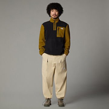 THE NORTH FACE Yumiori Yarım Fermuarlı Polar Haki-Siyah