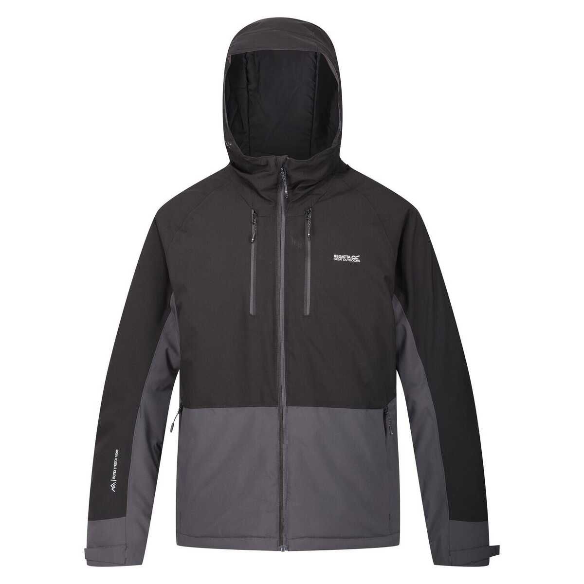 REGATTA Hightonpadded III Erkek Mont Siyah