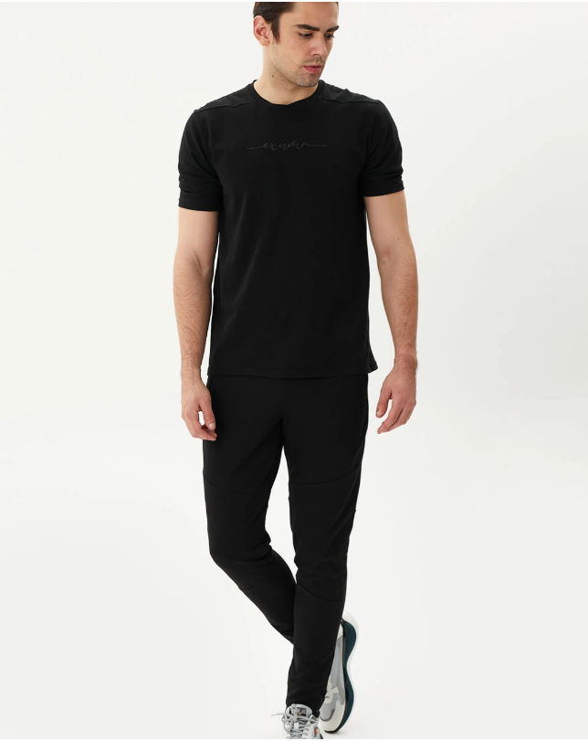 EXUMA Erkek Spor Eşofman Altı Siyah