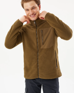 EXUMA Erkek Peluş Polar Haki