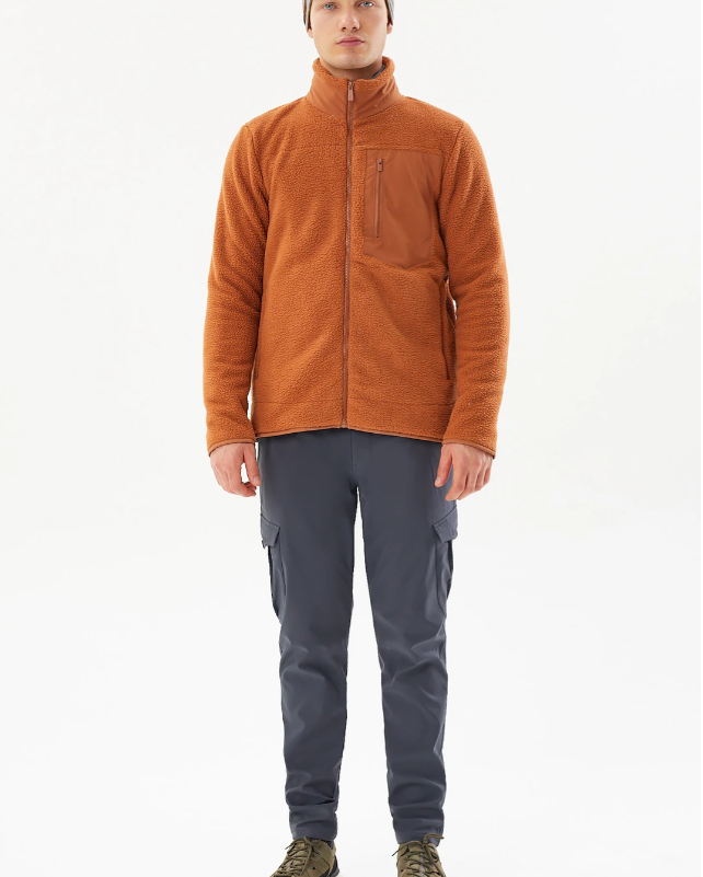 EXUMA Erkek Peluş Polar Turuncu