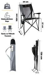 GCI OUTDOOR Eazy XL Katlanır Kamp Sandalyesi