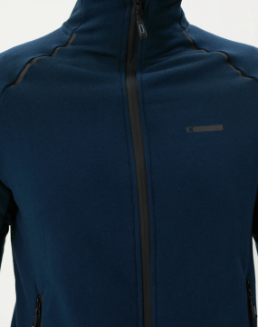 EXUMA Tam Fermuarlı Sweatshirt Lacivert