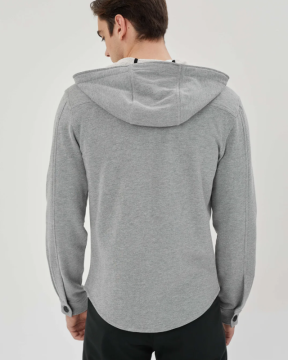 EXUMA Triko Gömlek Erkek Gri