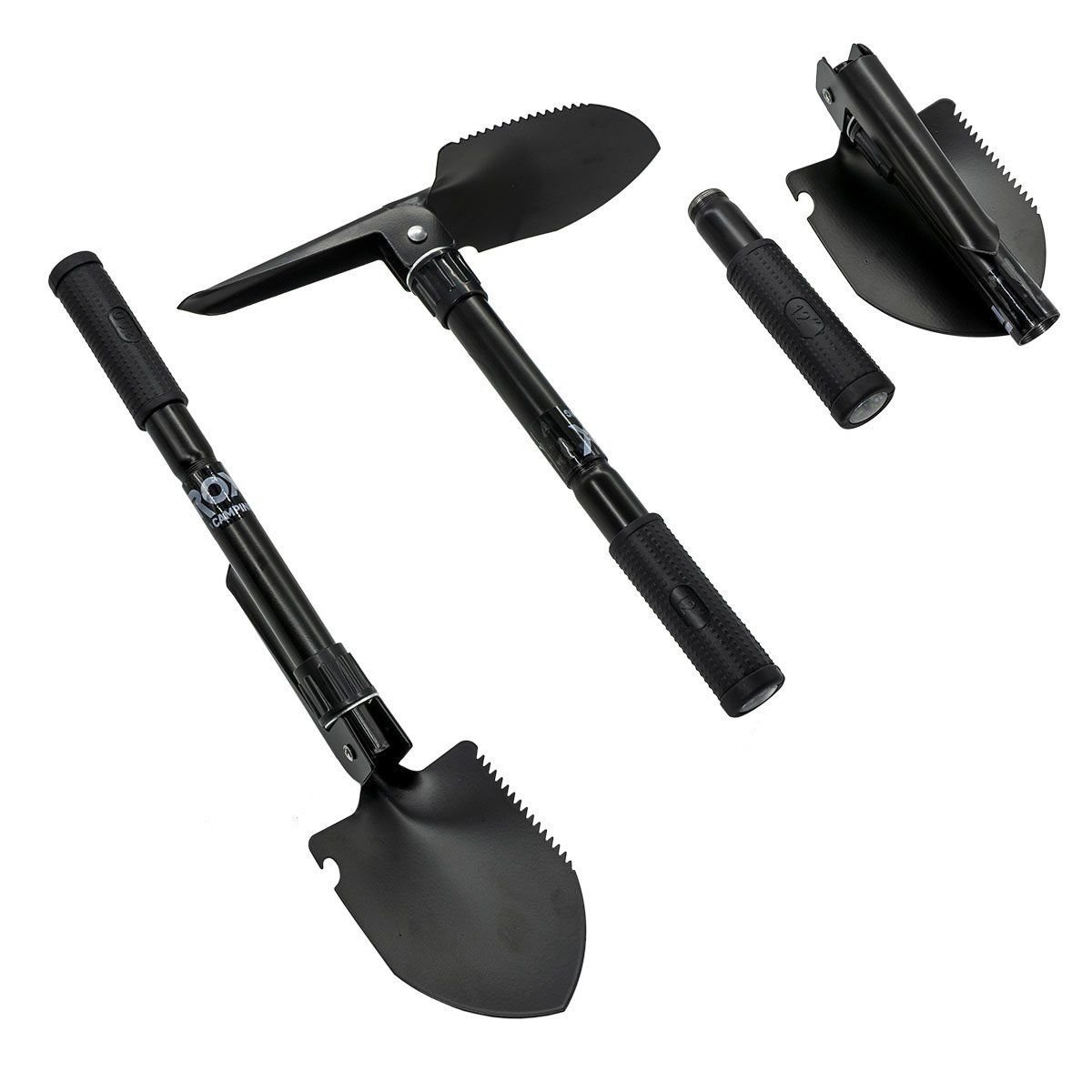 ROX Camping Pusulalı Katlanır Kamp Küreği 42 cm (153CAMP0106)