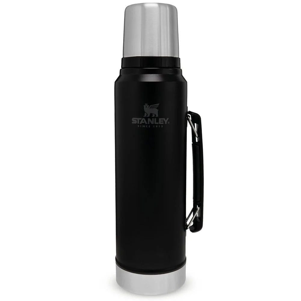 STANLEY Classic Vacuum Bottle Termos Siyah 1 LT