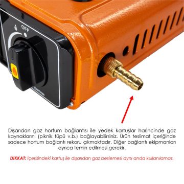 ROX Camping Portatif Kamp Ocağı Turuncu