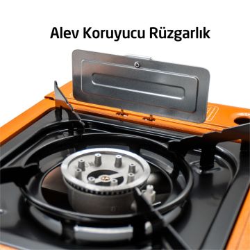 ROX Camping Portatif Kamp Ocağı Turuncu