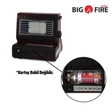 BIG FIRE Maxi Portatif Kamp Sobası Siyah