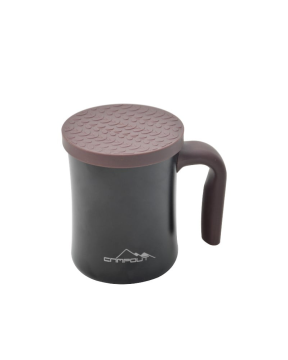 NURGAZ Campout Çift Katmanlı Termos Kupa Siyah