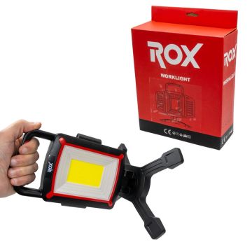 ROX Şarjlı Açı Ayarlı Projektör Çalışma Led Feneri 2000 Lümen